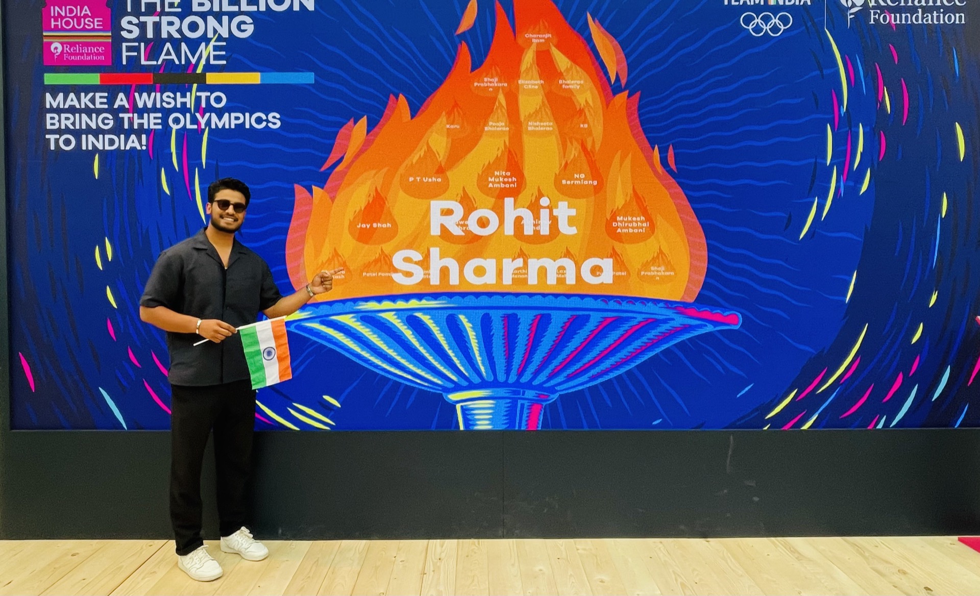 IFSA President at India House, Paris Olympics