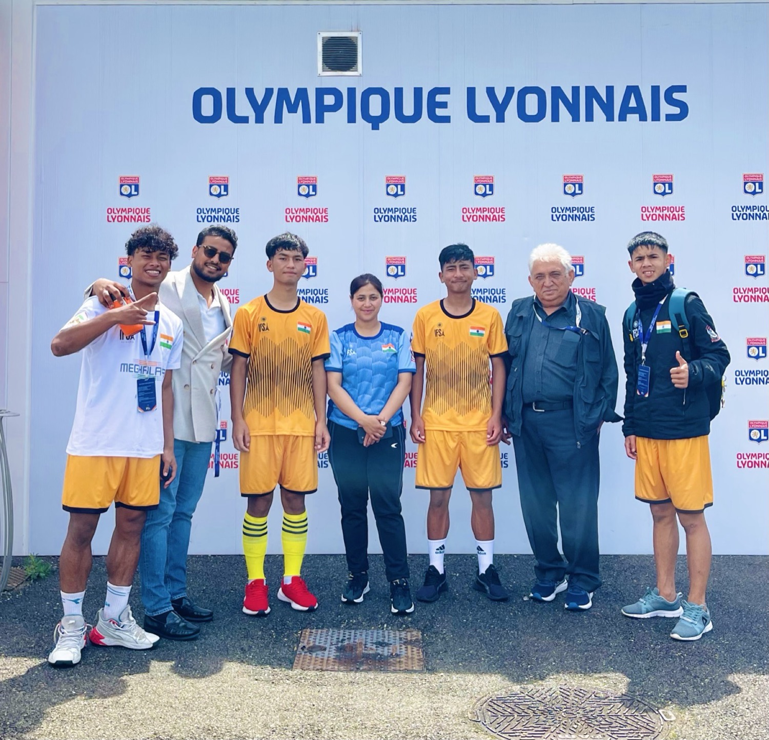 Team India à l'OL