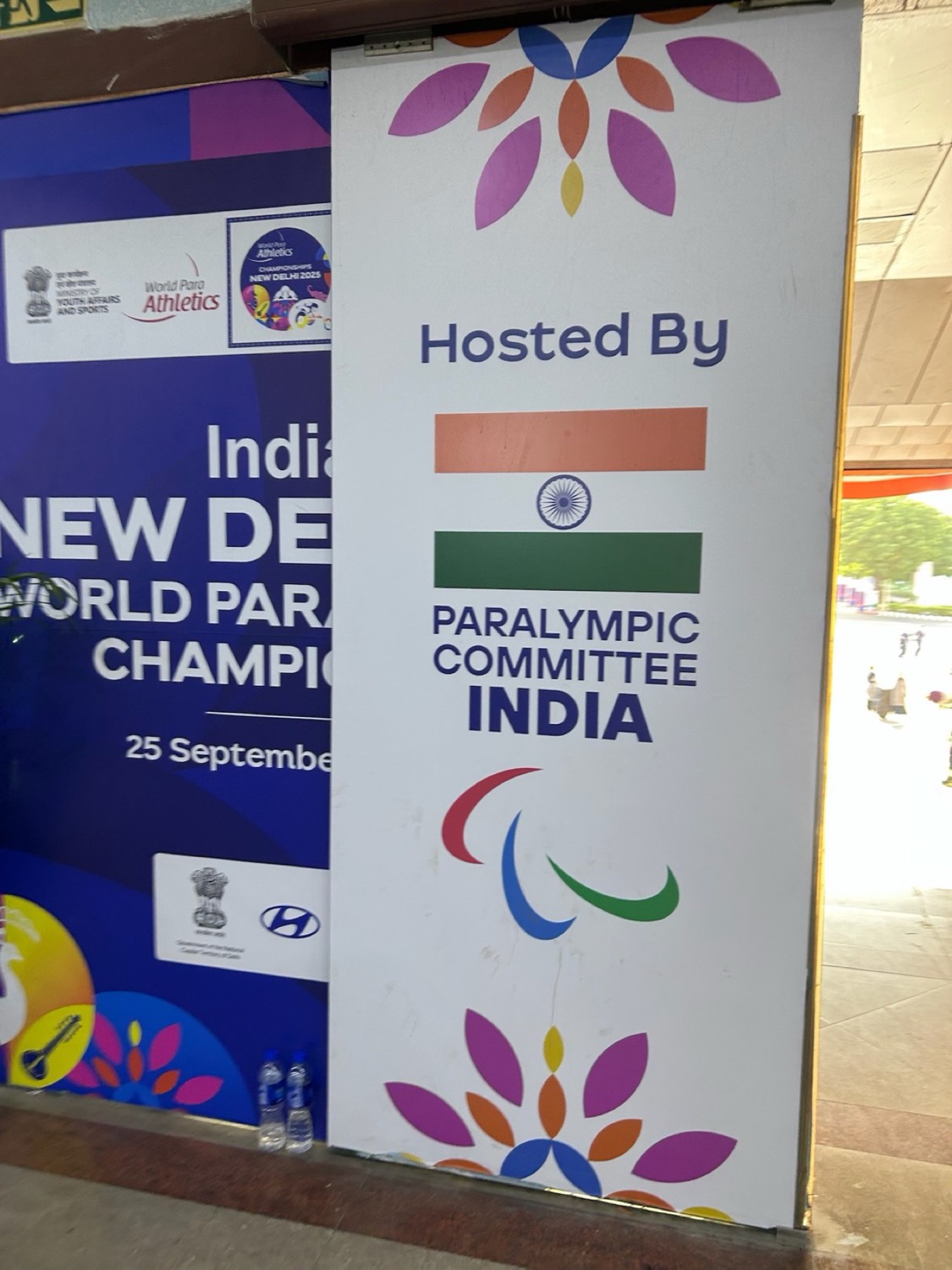 Accueillis par le Paralympic Committee of India