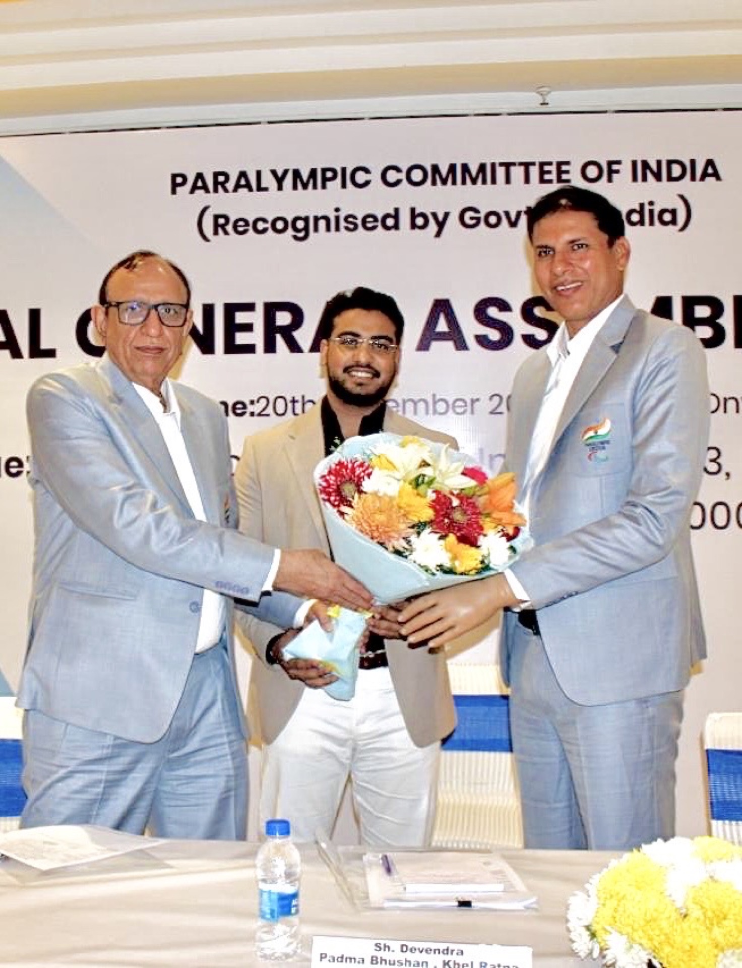 Assemblée générale du Comité paralympique de l'Inde